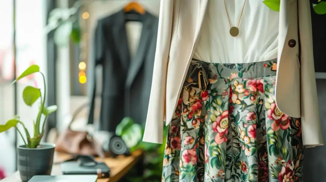 Spódnica ołówkowa w kwiaty: biurowa klasyka inaczej. Jak nosić?