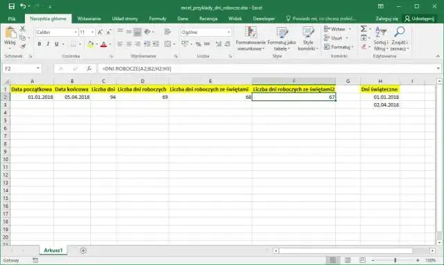 Jak szybko obliczyć ilość dni pomiędzy datami w Excel - skuteczne metody