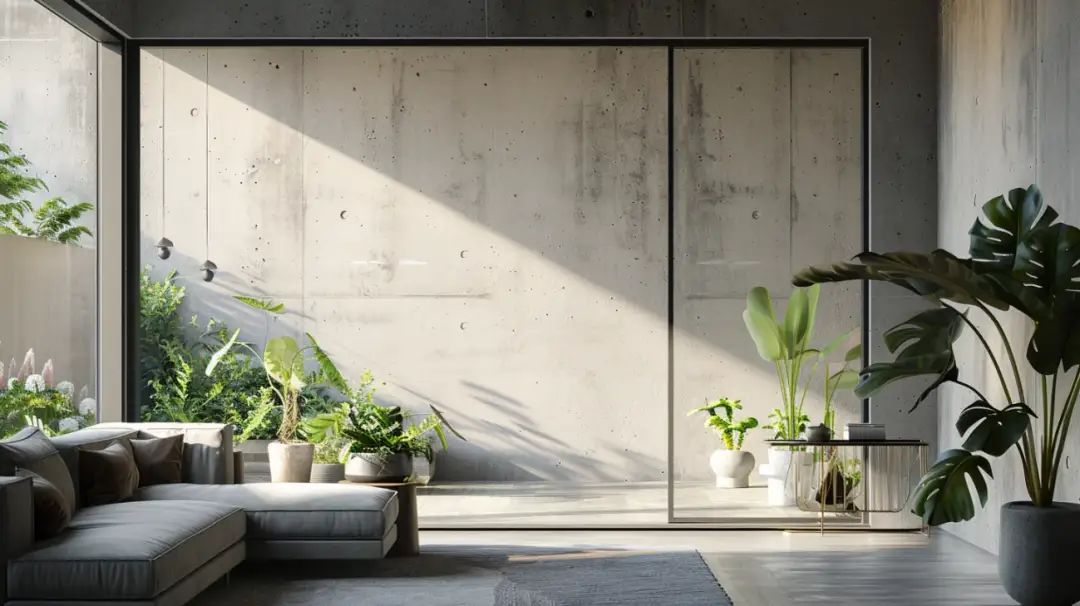 Wyjątkowe okna i drzwi w stylu betonu architektonicznego