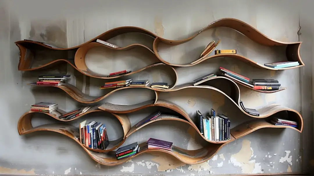 6 najlepszych inspirujących pomysłów na oryginalne półki na książki