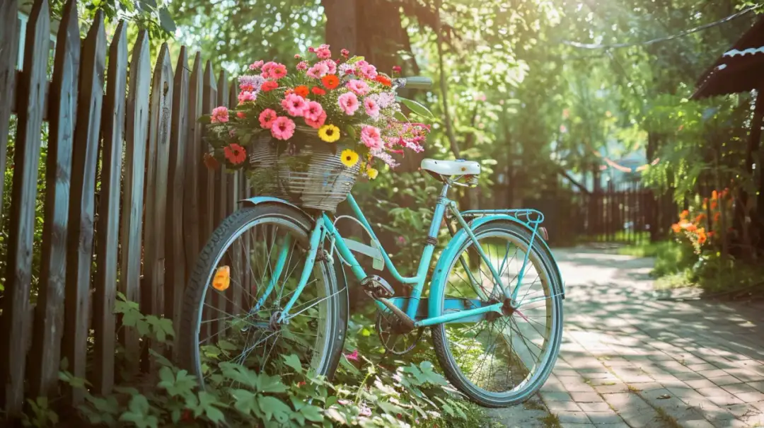 Czy rower kwietnik to nietypowy element dekoracyjny do ogrodu?