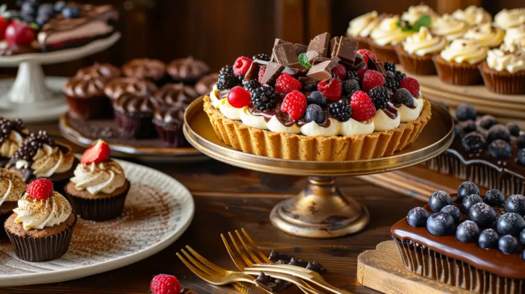 Desery z musem czekoladowym: ciasta, torty, tarty, praliny