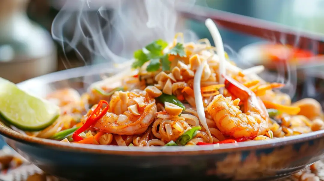 Czy makaron po tajsku z krewetkami to najlepszy wybór?