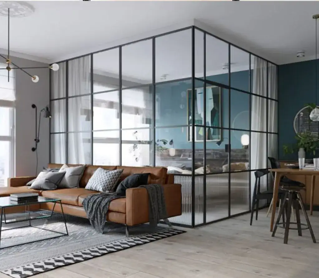 Loftowa ściana w salonie: jak stworzyć industrialny klimat wnętrza