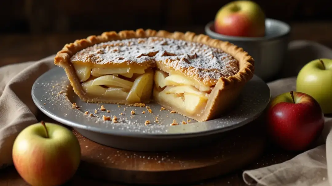 Jak upiec idealne ciasto kruche z budyniem i jabłkami? Sprawdź!