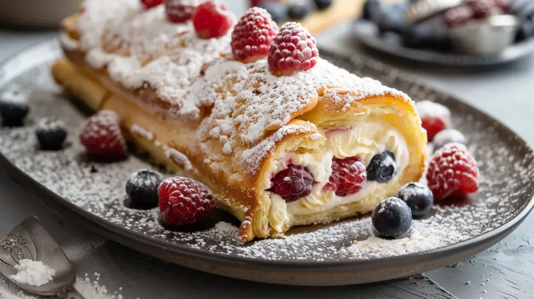 Rolada lub tarta z kremem budyniowym - przepis na słodki przysmak