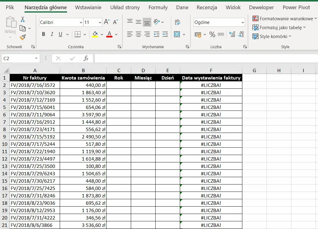 Excel: 5 prostych sposobów na rozdzielenie zawartości komórki