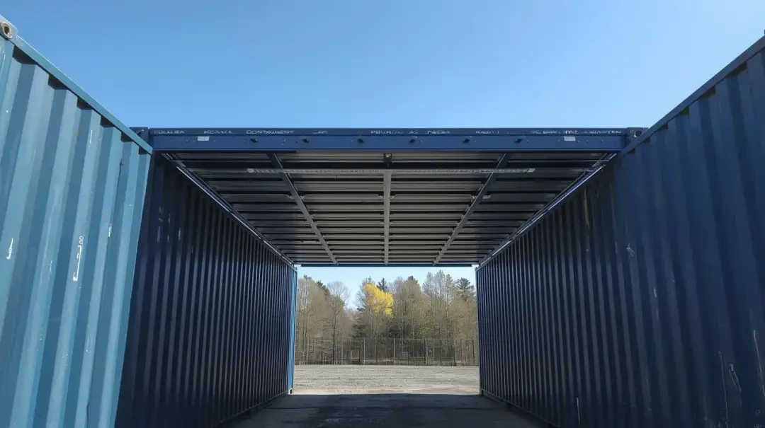 Zadaszenie między kontenerami – czym jest i dlaczego to najtańszy sposób na magazyn?