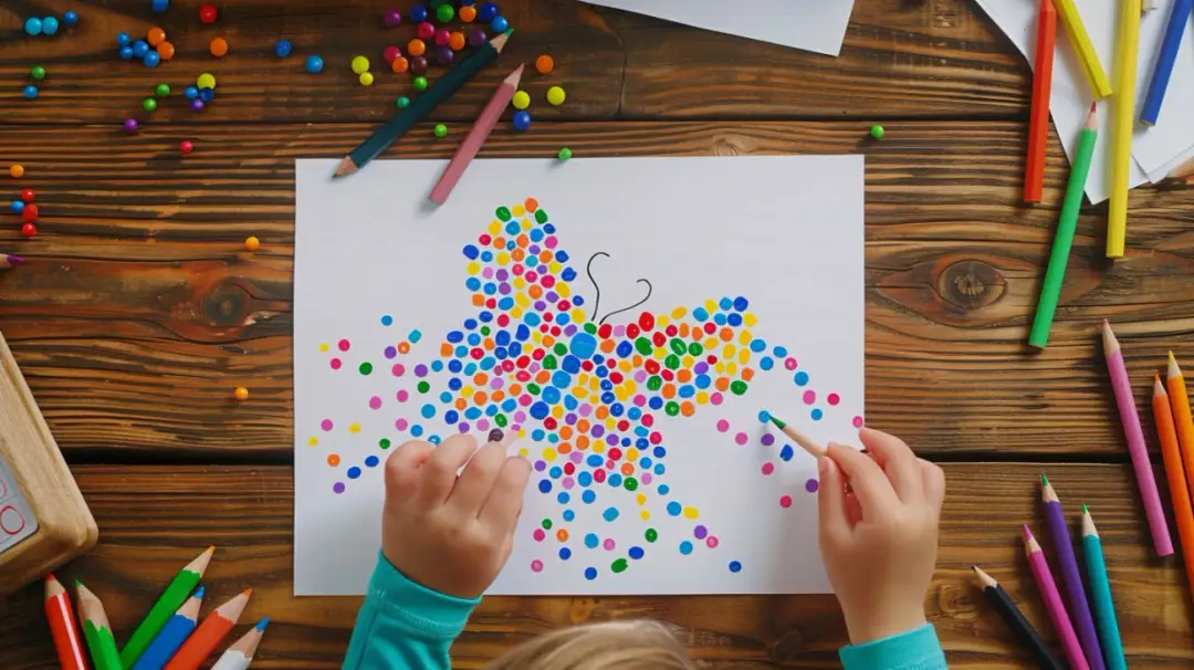 Kropki do łączenia dla dzieci: kreatywne ćwiczenia w drukowaniu