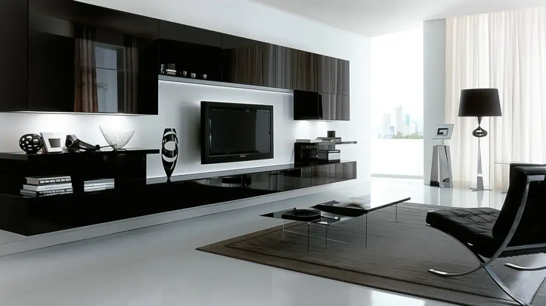 Czarna meblościanka – Jakie modele wybrać do nowoczesnych wnętrz?