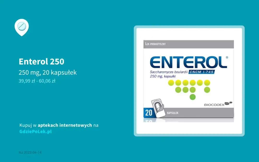 Czy enterol jest na receptę? Oto wszystko, co musisz wiedzieć