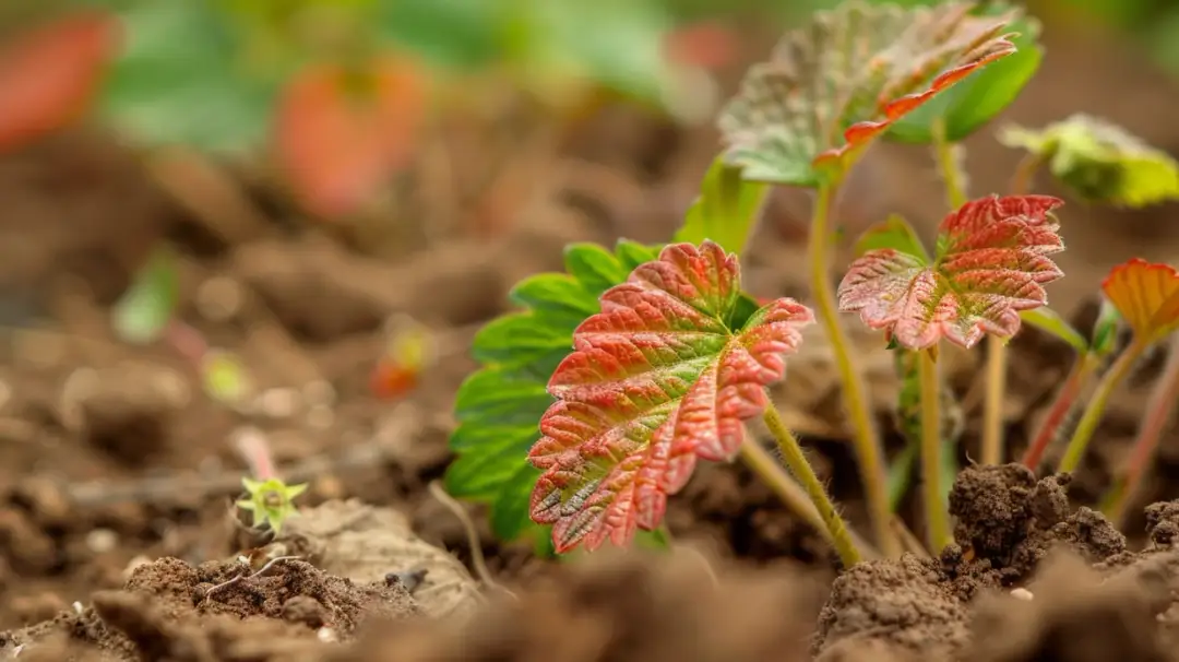 Jak powstają czerwone liście truskawek? Odpowiadamy