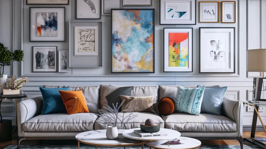 Duże ramy na ścianę - wyjątkowe, przyciągające wzrok dekoracje