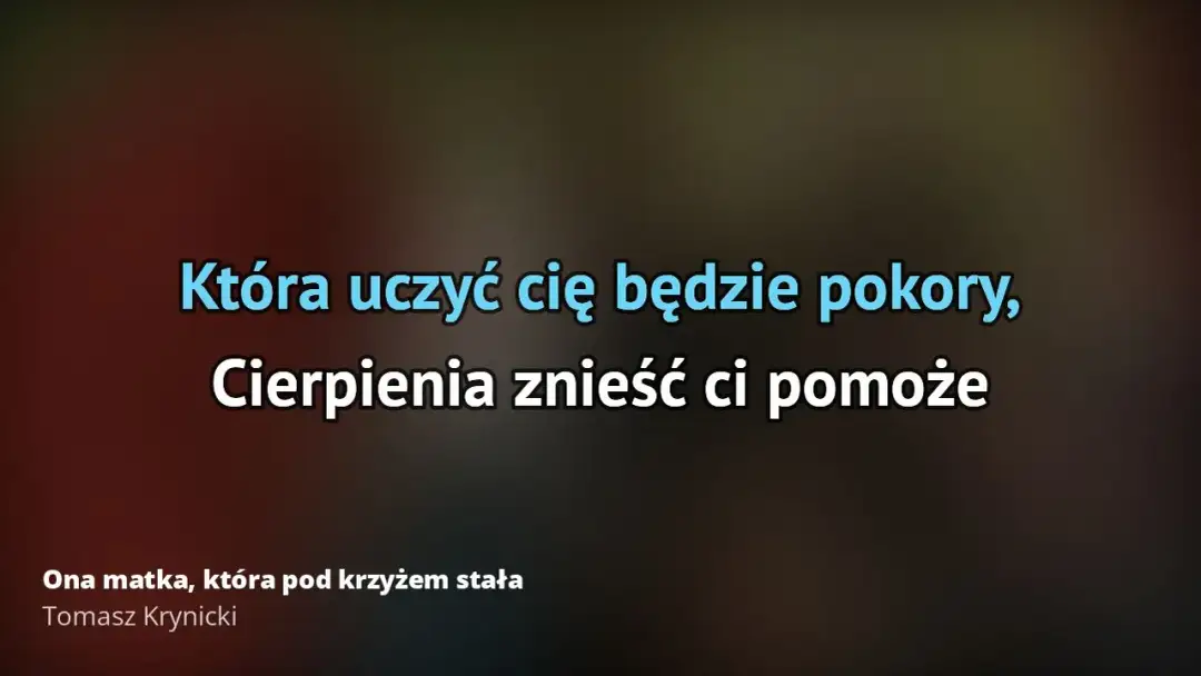 Matka która pod krzyżem stała: poznaj pełny tekst oraz historię pieśni