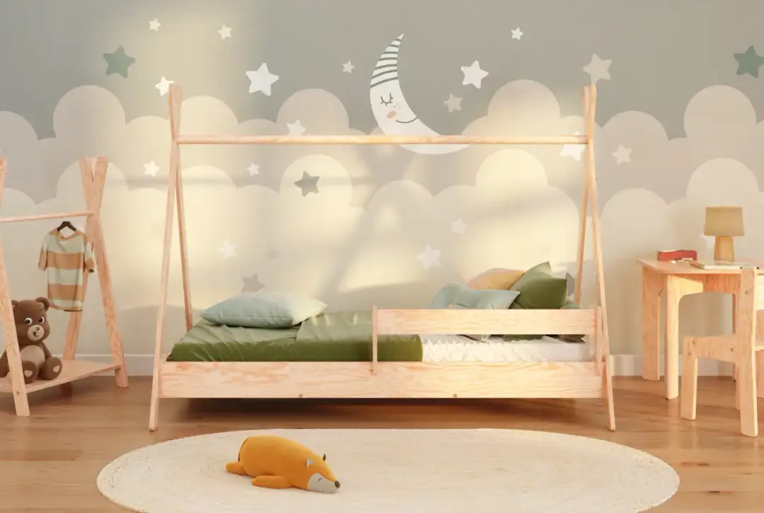 Lit cabane haut : une oasis dans la chambre