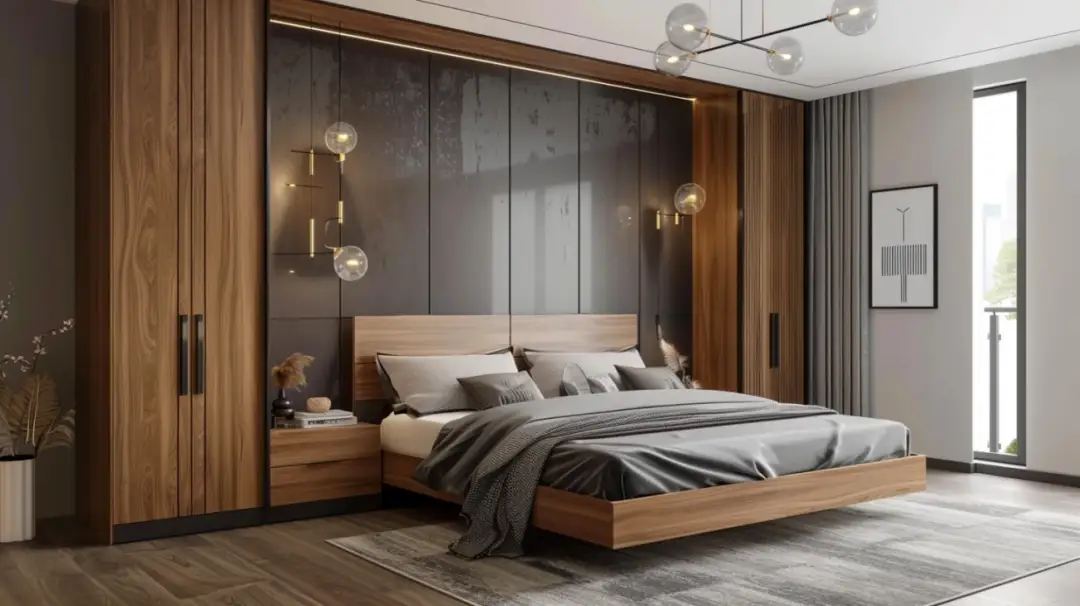 Garderoba za łóżkiem: Jak zaaranżować sypialnię?