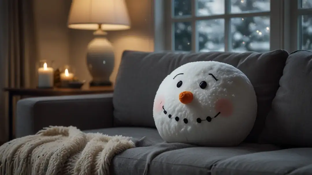 Czy poduszka bałwan ożywi wnętrze zimowym akcentem i stylem?