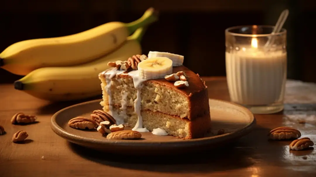 Ciasto bananowe orzechowe - przepis na pyszne ciasto z bananami