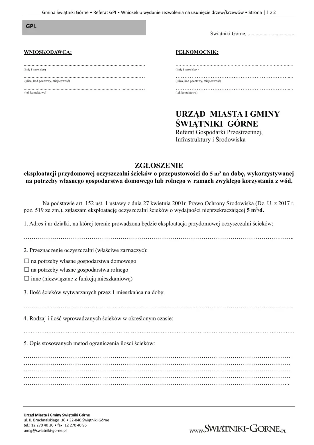 Jak uniknąć błędów przy wypełnianiu zgłoszenia przydomowej oczyszczalni ścieków krok po kroku