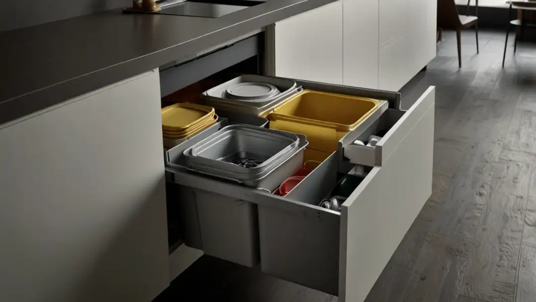 Kosze na śmieci do szuflady 80 cm - praktyczne rozwiązania kuchenne