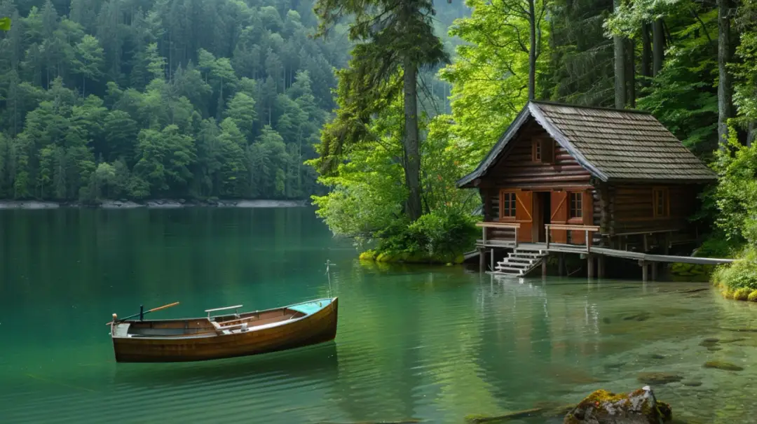 Domki we Wdzydzach nad jeziorem: rodzinna oaza wśród zieleni