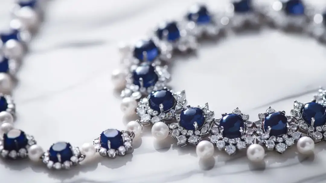 Granatowy naszyjnik - elegancki akcent do każdej Twojej stylizacji