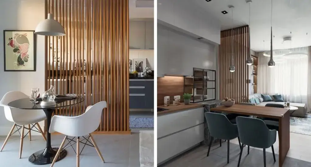 Jak oddzielić aneks kuchenny od salonu: 7 najlepszych rozwiązań i porad