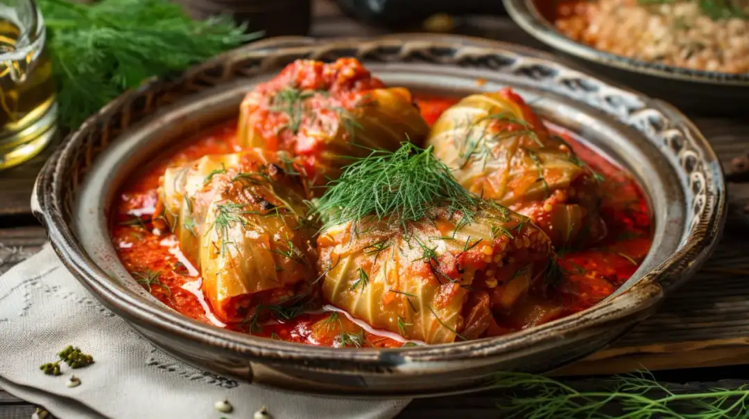 Gołąbki bez mięsa z ziemniakami i kaszą gryczaną: Pyszne, sycące danie