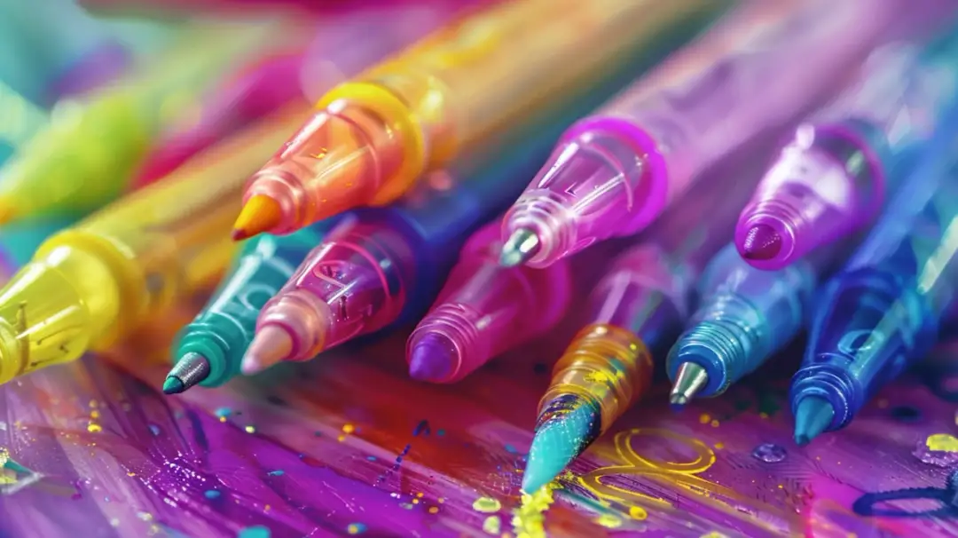 Kolorowe i żelowe długopisy - hit wśród dzieci do zabawy i nauki