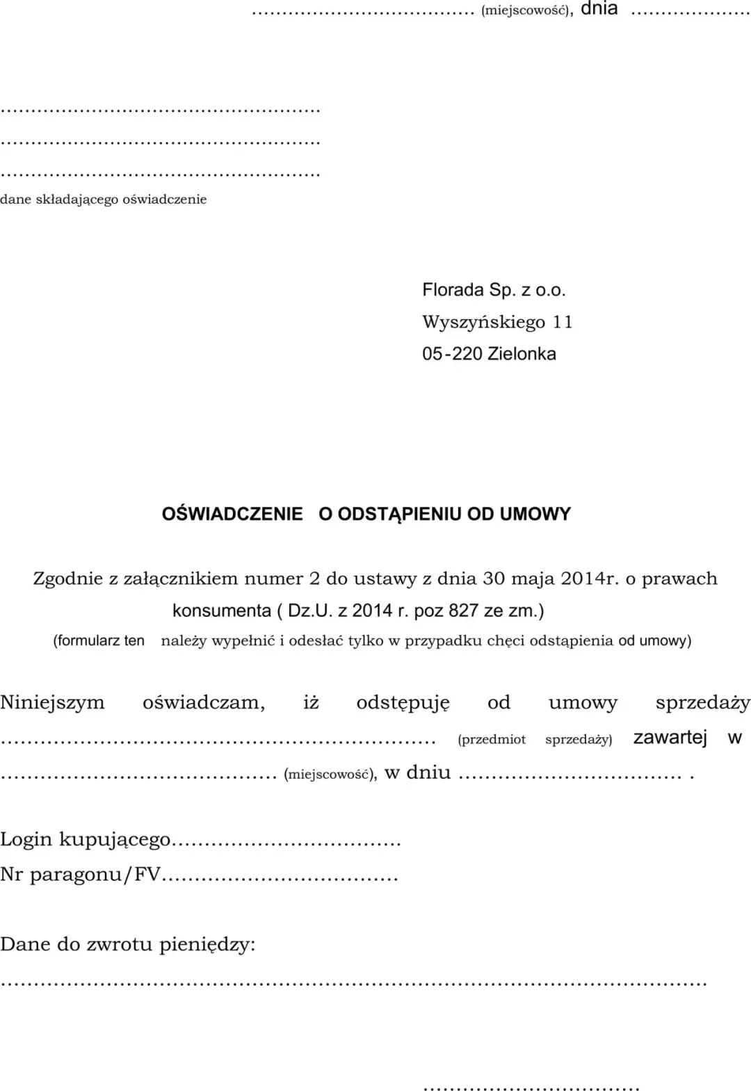 Termin odstąpienia od umowy: 14 dni czy zawsze? Poznaj fakty