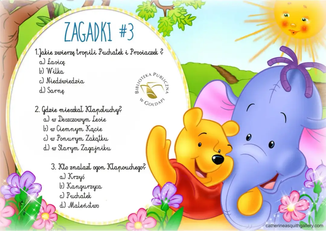 Zagadki o Kubusiu Puchatku, które rozwiną kreatywność Twojego dziecka