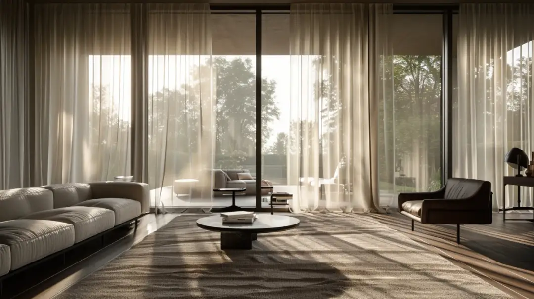 Firany na szynach - subtelna elegancja w ruchu we wnętrzach