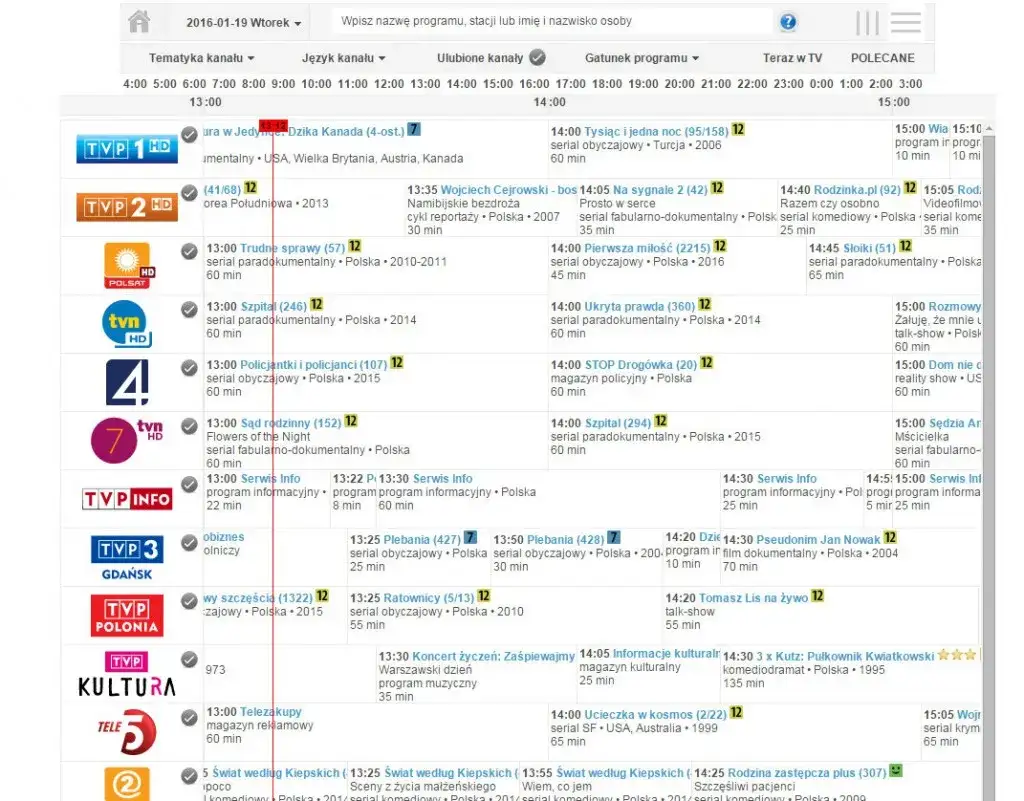Rozpoznaj programy TV: Quiz z dopasowywania nazw do opisów