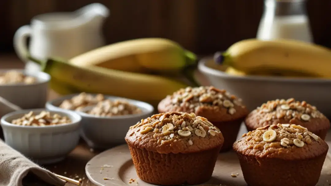 Jak zrobić fit babeczki bananowe? Zdrowy przepis na przekąskę