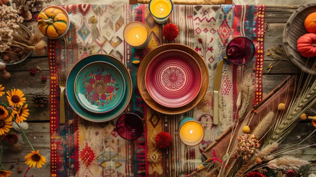 Boho dekoracja stołu: 9 pomysłów na przyjęcie w stylu boho