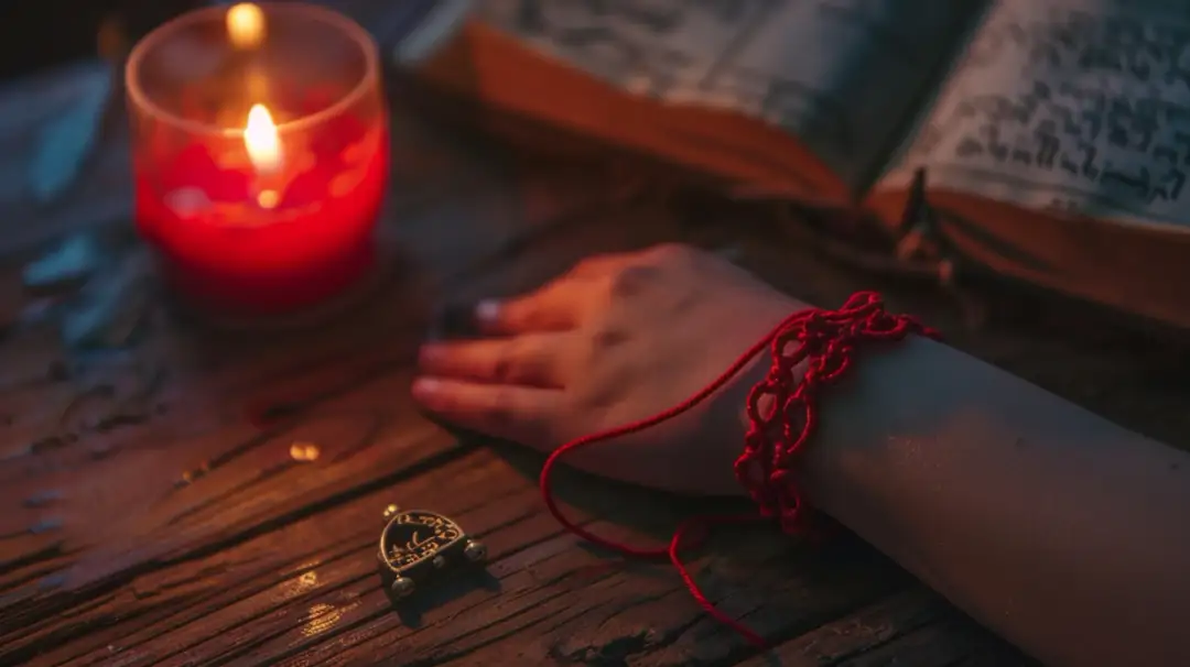 Bransoletka z Czerwonej Nitki na Nadgarstku - Ochronna Nić Racheli