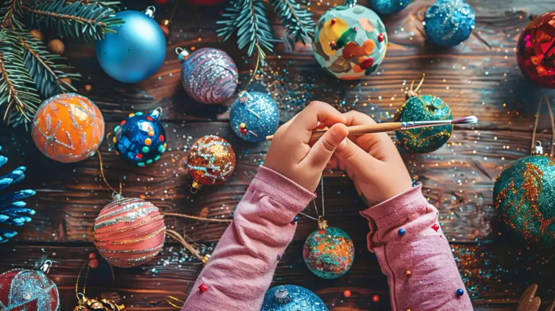 Bombki robione przez dzieci: Kreatywne ozdoby świąteczne DIY
