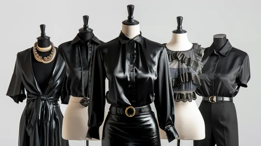 Czarna satynowa bluzka: Jak nosić ją na 5 sposobów? Odkrywamy to!