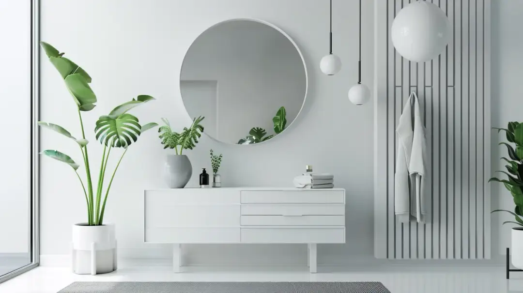 Biała elegancja: Pomysły na stylową aranżację niewielkiego przedpokoju