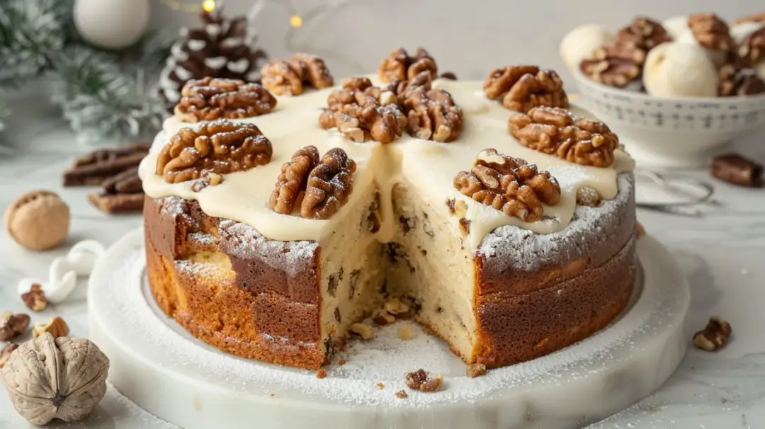 Wyrafinowane ciasto z orzechami włoskimi: luksus w twoim domu