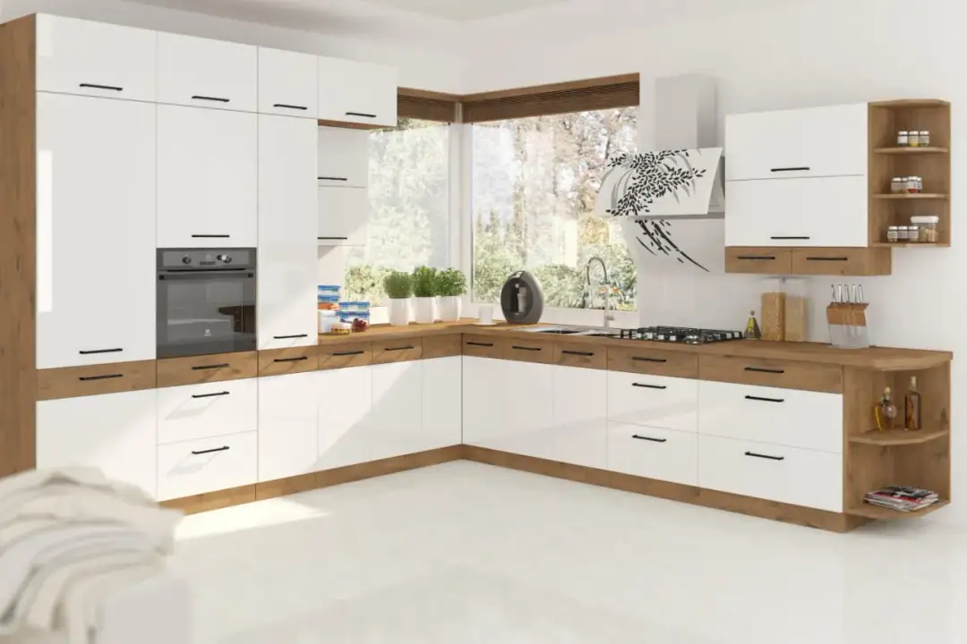 Jak ciekawie zagospodarować przestrzeń między meblami w kuchni: 5 rozwiązań