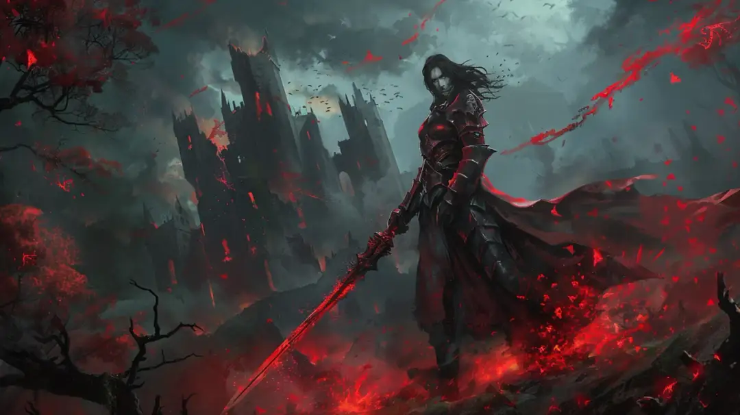 Knight Red - mroczna i tajemnicza gra o czerwonym rycerzu