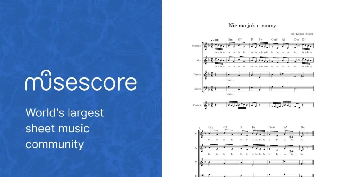 Nuty do Nie ma jak u mamy - Graj ulubioną piosenkę łatwo