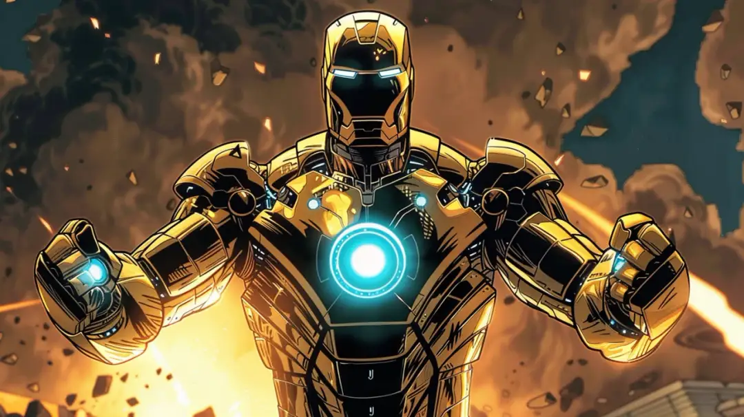 Iron Man - plakat z niesamowitym superbohaterem Marvela