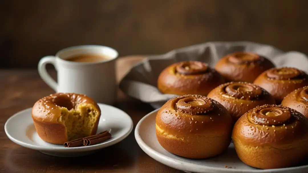 Słodka wersja drożdżowych bułek: Przepis na bułki z dynią