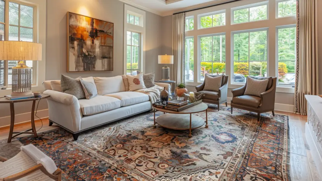 Aranżacje dywanów w salonie: Jak wybrać i ułożyć? Poradnik