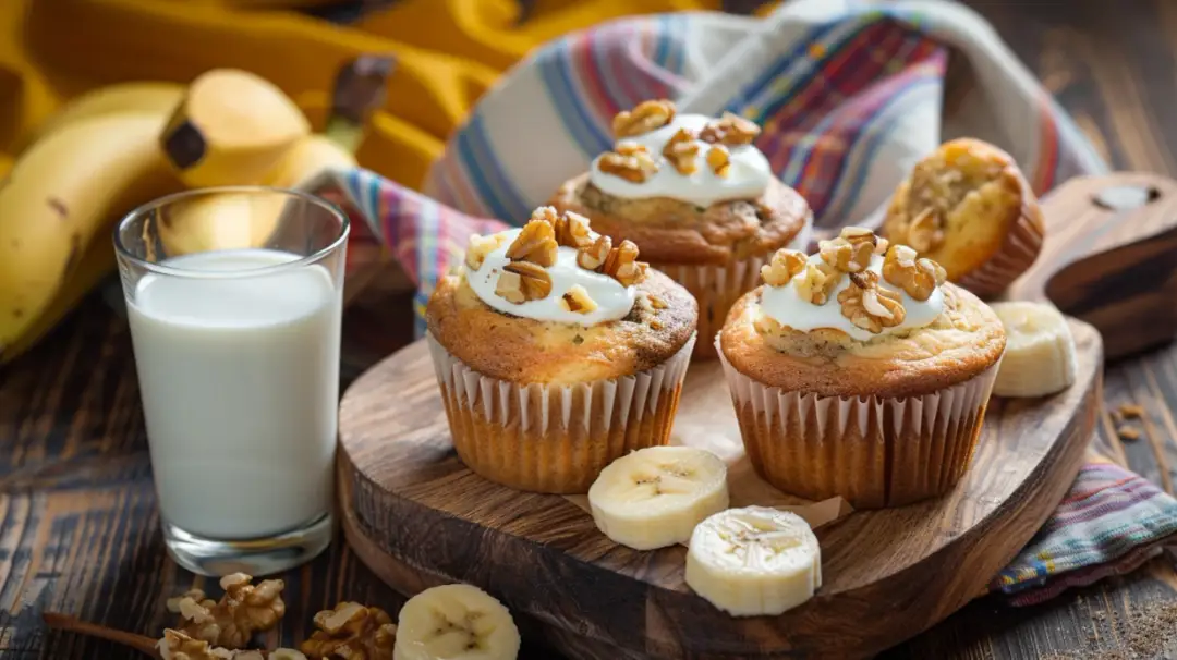 Zdrowy przysmak: Muffinki bananowe z jogurtem - prosty przepis