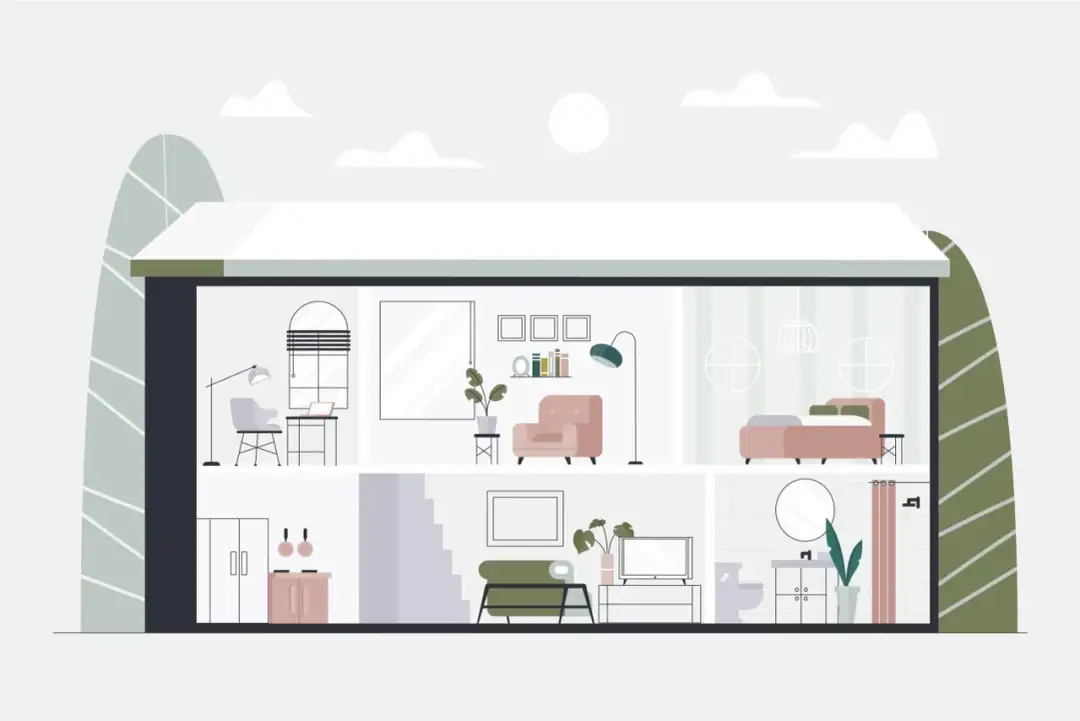 Funkcjonalne wykończenia pokoju multimedialnego dla fanów Vider