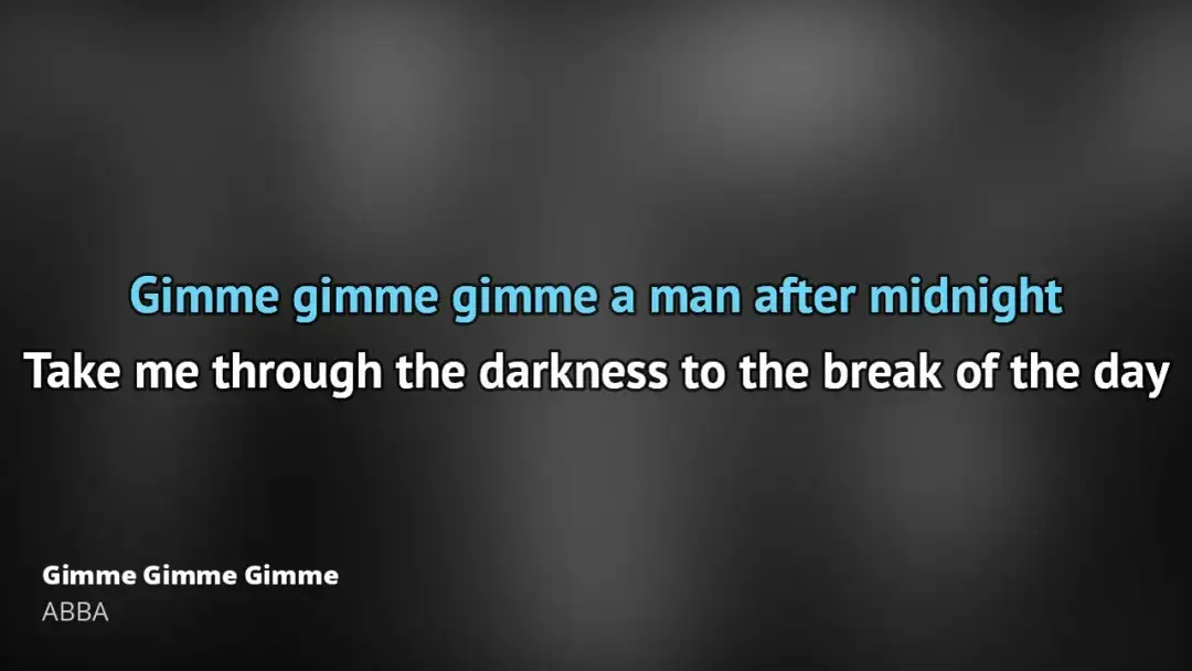 Gimmie Gimmie tekst: Zobacz słowa kultowego hitu ABBA po polsku