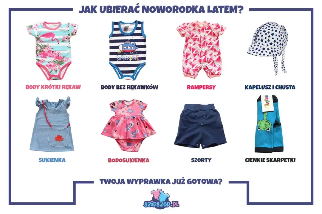 W co ubrać noworodka latem - najważniejsze zasady i porady dla rodziców